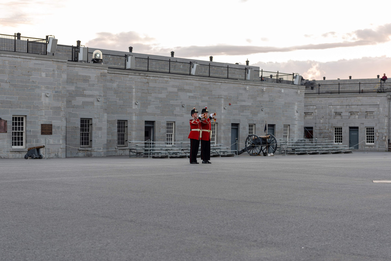Illustration for article titled Selected Pictures from the Fort Henry Sunset Ceremony 2019 Finale